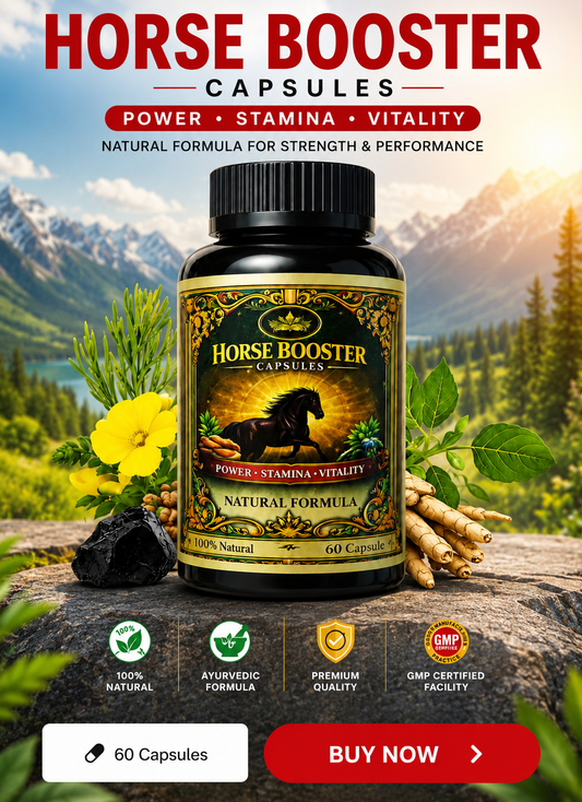 HORSE BOOSTER PROMOTES NATURAL ENERGY & DAILY WELLNESS